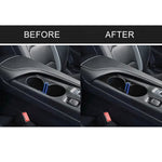 Adesivo decorativo portabicchieri per auto in fibra di carbonio per Chevrolet Camaro 2017-2019, Water Cup Holder