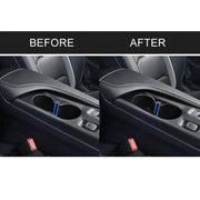 Adesivo decorativo portabicchieri per auto in fibra di carbonio per Chevrolet Camaro 2017-2019, Water Cup Holder