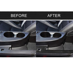 Adesivo decorativo con striscia di controllo centrale in fibra di carbonio 2 in 1 per Chevrolet Camaro 2017-2019, Central Control Stripe