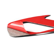 Adesivo decorativo per serratura interna della porta interna in fibra di carbonio da 2 pezzi per Chevrolet Camaro 2017-2019, Inner Door Lock