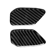 Adesivo decorativo per pannello da polso con maniglia interna per porta in fibra di carbonio per auto per Chevrolet Camaro 2017-2019, Door Inner Handle Wrist Panel