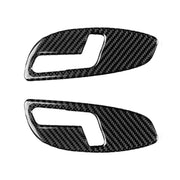 Adesivo decorativo per pannello di regolazione del sedile in fibra di carbonio per auto da 2 pezzi per Chevrolet Camaro 2017-2019, Seat Adjustment Panel