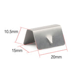 10 clip per parabrezza per auto, canale deflettore vento/pioggia, fibbia in metallo per Heko G3, For Heko G3