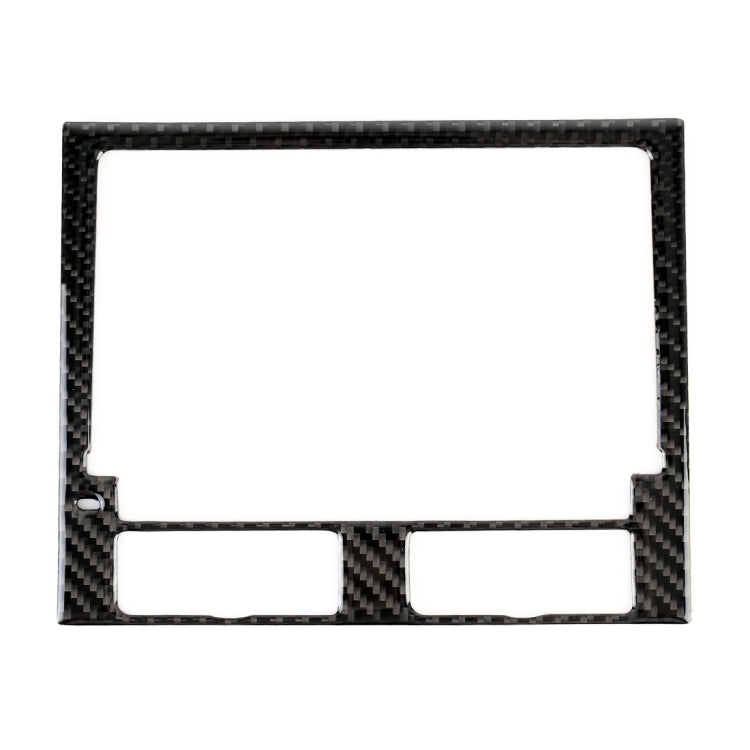 Adesivo decorativo per pannello di navigazione per auto in fibra di carbonio per Porsche Macan, Navigation Panel