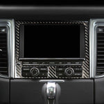 Adesivo decorativo per pannello di navigazione per auto in fibra di carbonio per Porsche Macan, Navigation Panel