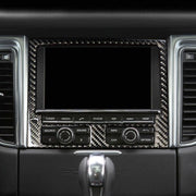 Adesivo decorativo per pannello di navigazione per auto in fibra di carbonio per Porsche Macan, Navigation Panel