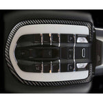 Adesivo decorativo per pannello luminoso per cupola in fibra di carbonio per Porsche Macan, Dome Light Panel