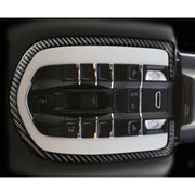 Adesivo decorativo per pannello luminoso per cupola in fibra di carbonio per Porsche Macan, Dome Light Panel