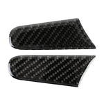 Adesivo decorativo per specchietto retrovisore per auto in fibra di carbonio da 2 pezzi per Porsche Macan, Rearview Mirror