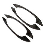 Adesivo decorativo per maniglia esterna della porta per auto in fibra di carbonio da 4 pezzi per Porsche Macan, Outside Door Handle