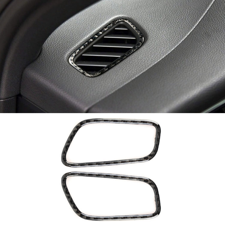 Adesivo decorativo per pannello di uscita aria sinistro e destro per auto in fibra di carbonio da 2 pezzi per Porsche Macan, Left and Right Air Outlet