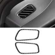 Adesivo decorativo per pannello di uscita aria sinistro e destro per auto in fibra di carbonio da 2 pezzi per Porsche Macan, Left and Right Air Outlet