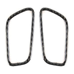 Adesivo decorativo per pannello di uscita aria sinistro e destro per auto in fibra di carbonio da 2 pezzi per Porsche Macan, Left and Right Air Outlet