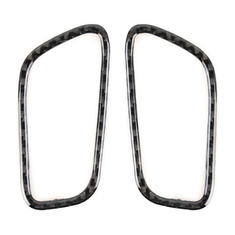 Adesivo decorativo per pannello di uscita aria sinistro e destro per auto in fibra di carbonio da 2 pezzi per Porsche Macan, Left and Right Air Outlet