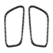 Adesivo decorativo per pannello di uscita aria sinistro e destro per auto in fibra di carbonio da 2 pezzi per Porsche Macan, Left and Right Air Outlet