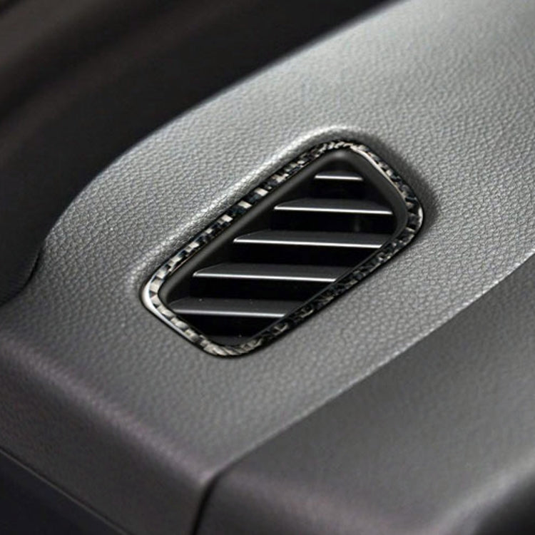 Adesivo decorativo per pannello di uscita aria sinistro e destro per auto in fibra di carbonio da 2 pezzi per Porsche Macan, Left and Right Air Outlet
