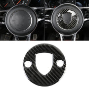 Adesivo decorativo per volante in fibra di carbonio per Porsche Macan, Steering Wheel