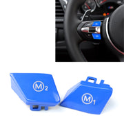Volante sportivo M1 + M2 Interruttore a pulsante moda Copertura per BMW F30 F34 F15 F16 2014-2018, M1+M2