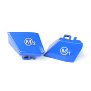 Volante sportivo M1 + M2 Interruttore a pulsante moda Copertura per BMW F30 F34 F15 F16 2014-2018, M1+M2