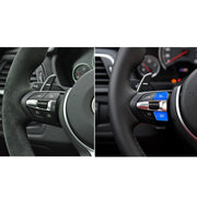 Volante sportivo M1 + M2 Interruttore a pulsante moda Copertura per BMW F30 F34 F15 F16 2014-2018, M1+M2