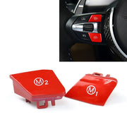 Volante sportivo M1 + M2 Interruttore a pulsante moda Copertura per BMW F30 F34 F15 F16 2014-2018, M1+M2