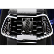 Adesivo decorativo per presa d'aria per auto in fibra di carbonio per Jaguar F-PACE, Air Outlet