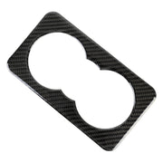 Adesivo decorativo per telaio della tazza dell'acqua posteriore per auto in fibra di carbonio per Jaguar F-PACE, Rear Water Cup Frame