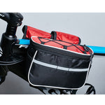 Borsa per manubrio bici con tasca porta telefono 20x17x8 cm