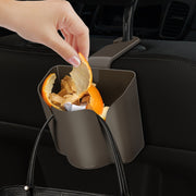 Gancio per sedile posteriore dell'auto, contenitore per spazzatura, bidone della spazzatura, porta cellulare