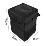 Scatola portaoggetti auto con gancio per sedile posteriore