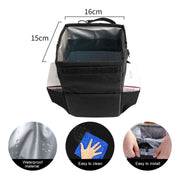 Scatola portaoggetti per auto con gancio per bidone della spazzatura per sedile posteriore dell'auto, Car Storage Box