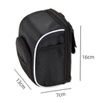 Borsa porta telefono per manubrio bici 16x13x7 cm