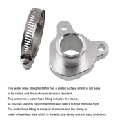 Adattatore per tubo flessibile dell'acqua per auto con morsetti per BMW 335i, dimensioni: 28 mm, Silver