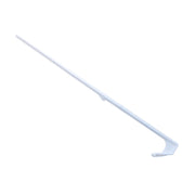 Asta per bandiera in plastica per finestrino dell'auto, 10 pezzi da 34 cm, senza bandiera, 34cm