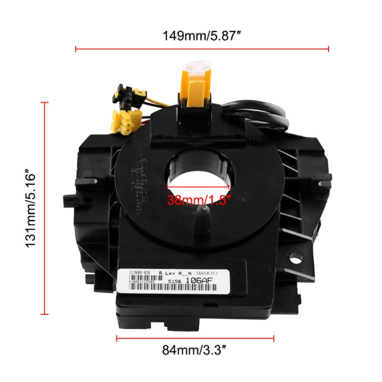 Molla dell'orologio con cavo a spirale per volante per auto 5156106AF per Chrysler/Jeep/Dodge 2007-2016, For Chrysler