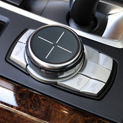 Manopola multifunzione modificata Copertura decorativa del pulsante IDRIVE per BMW Serie 1 2 3 5 X1 X3 X5 X6, Seven Button Split Cross