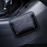 Borsa portaoggetti per auto in pelle PU 12x17 cm