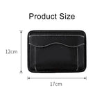 Borsa portaoggetti per auto in pelle PU 12x17 cm