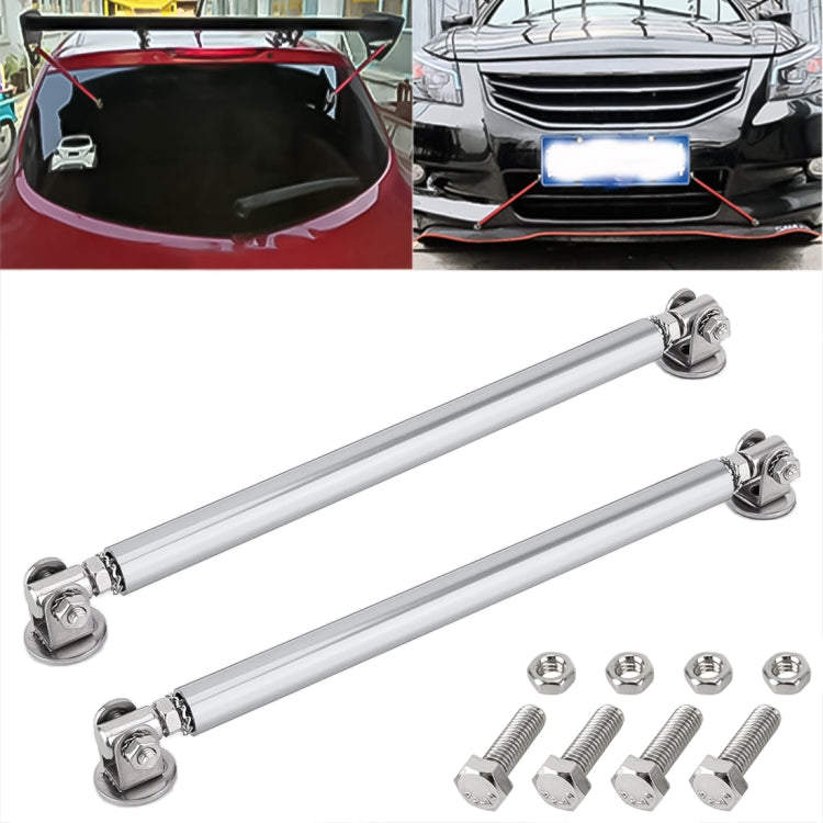 2 PZ Adesivo per modifica auto Circondato Asta Leva Barre anteriori e posteriori Fisse Labbro anteriore Pala posteriore, Lunghezza: 15 cm, 15cm (Silver), 15cm (Red), 15cm (Blue), 15cm (Carbon Fiber Black), 15cm (Colour), 15cm (Black)