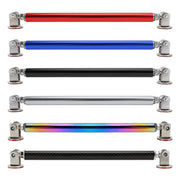 2 PZ Adesivo per modifica auto Circondato Asta Leva Barre anteriori e posteriori Fisse Labbro anteriore Pala posteriore, Lunghezza: 15 cm, 15cm (Silver), 15cm (Red), 15cm (Blue), 15cm (Carbon Fiber Black), 15cm (Colour), 15cm (Black)