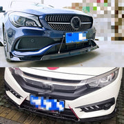 2 PZ Adesivo per modifica auto Circondato Asta Leva Barre anteriori e posteriori Fisse Labbro anteriore Pala posteriore, Lunghezza: 15 cm, 15cm (Silver), 15cm (Red), 15cm (Blue), 15cm (Carbon Fiber Black), 15cm (Colour), 15cm (Black)