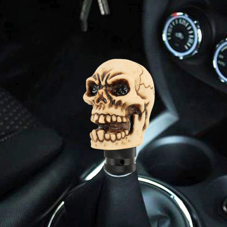 Pomello del cambio automatico manuale con cambio a forma di teschio per auto universale, Skull Head Shape 16