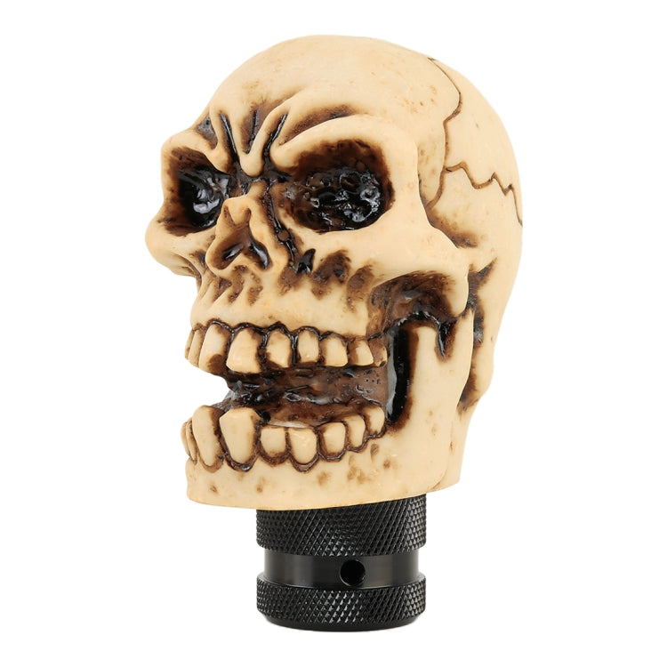 Pomello cambio auto universale a forma di teschio 16cm