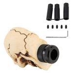 Pomello cambio auto universale a forma di teschio 16cm