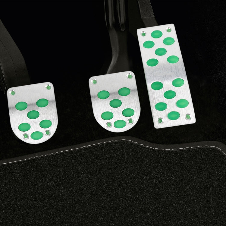 Set di coperture per pastiglie freno a pedale per auto con cambio automatico antiscivolo piccolo luminoso 3 in 1, 3 in 1