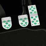 Set di coperture per pastiglie freno a pedale per auto con cambio automatico antiscivolo piccolo luminoso 3 in 1, 3 in 1