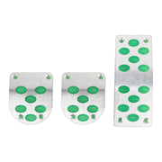 Set di coperture per pastiglie freno a pedale per auto con cambio automatico antiscivolo piccolo luminoso 3 in 1, 3 in 1