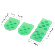 Set di coperture per pastiglie freno a pedale per auto con cambio automatico antiscivolo piccolo luminoso 3 in 1, 3 in 1