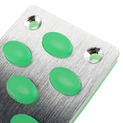 Set di coperture per pastiglie freno a pedale per auto con cambio automatico antiscivolo piccolo luminoso 3 in 1, 3 in 1