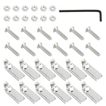 Set di coperture per pastiglie freno a pedale per auto con cambio automatico antiscivolo piccolo luminoso 3 in 1, 3 in 1
